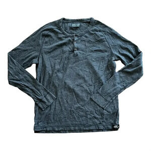 David Beckham for H&M Dark Gray Bodywear Long Sleeve Henley L